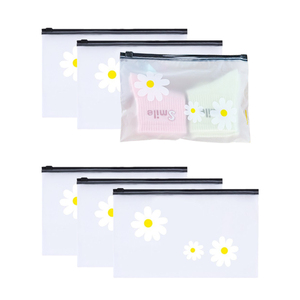 Tùy chỉnh in logo EVA rõ ràng Dây Kéo Túi trượt Zip khóa t Áo sơ mi đồ lót túi may mặc mờ mờ quần áo đóng gói túi nhựa - Product Image 1