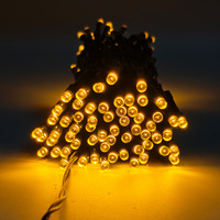 Guirlande lumineuse solaire LED pour extérieur, 50 m, 400 LED, IP65, étanche, pour Noël, fête, décoration