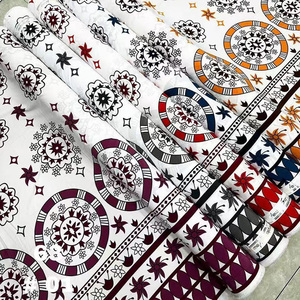 Tissu en crêpe 95% polyester 5% stretch, tissu en crêpe imprimé en polyester à quatre sens extensible - Product Image 1