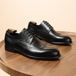 Nouvelles chaussures en cuir véritable pour hommes rétro classiques de style printemps pour les occasions formelles d'affaires - Product Image 3