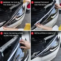 Luces LED DRL de 12V CC para Auto, Tira Flexible Impermeable, Luces Diurnas, Faros Delanteros Blancos, Señal de Giro Amarilla, Luces de Freno