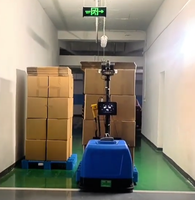 Logistique intelligente AGV Chariot élévateur Robot gerbeur de palettes automatisé pour l'automatisation d'usine 2000kg Chariot élévateur Robot
