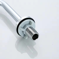 Robinet de lavabo surélevé en acier inoxydable, moderne, à eau froide, personnalisé, pour salle de bain, hôtel et usage domestique - Vente en gros