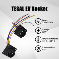 Conception pour Tesla modèle S/Y/3 connecteur NACS prise d'entrée EV chargeur embarqué prise ca prise de charge EV 16A 32A 48A 80A