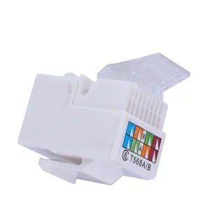 Cat3/Cat5e/Cat6/Cat6a/Cat7 conectores de galletas de red RJ45 placa frontal caja PDU unidad de distribución de energía