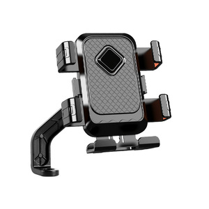 Electric Vehicle Phone Holder Shockproof Anti Shake For Riding With One Touch Release ABS Material - Product Image 2