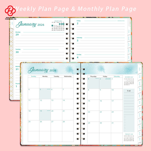 สมุดจด A5ข้อความภาษาอังกฤษสมุดจดสร้างสรรค์ไดอารี่คอยล์มูลค่าสูง2026โรงงานขายส่ง - Product Image 6