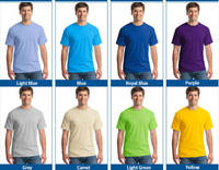 Logo personnalisé vente en gros hommes vierge Camisas 100% coton impression de t-shirts de haute qualité imprimé uni noir t-shirts