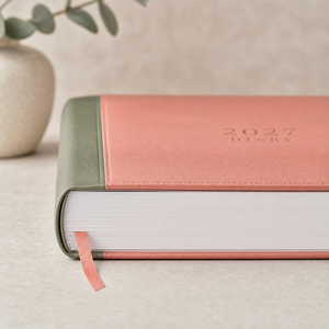 Wholesale Custom Engraved Logo Leather Planner Agenda 2027 New Hardcover Diary Journal <b>Notebook</b> Corporate Business Promotional - Product Image 4