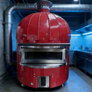 Horno Rotatorio Automático para Pizzería, Equipo de Horneado Eléctrico Árabe, Horno Rotatorio para Pizza, Horno de Pizza a Gas - Product Image 4