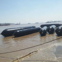 Airbags haute pression en caoutchouc renforcé de cordes multicouches pour les projets de lancement de caissons de chantier de levage lourd de bateaux, certifiés CCS