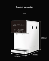 Système de filtration d'eau par osmose inverse intelligent à 4 étapes avec écran, pour eau chaude et froide, à poser sur comptoir, modèle 2025, fabriqué en Chine