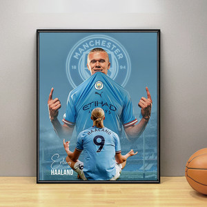 Póster Decorativo de Haaland, Estrella <span class=keywords><strong>del</strong></span> Fútbol Noruego 2026, Impresión Enmarcada para Pared, Ideal para Tiendas Deportivas y Decoración <span class=keywords><strong>del</strong></span> Hogar - Product Image 3
