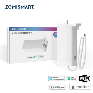 มอเตอร์ม่านอัจฉริยะ Zemismart Matter over WiFi โมดูลคู่ทำงานร่วมกับ Apple Home Alexa <span class=keywords><strong>Google</strong></span> Home <span class=keywords><strong>Mi</strong></span> บ้านอัจฉริยะอัตโนมัติ - Product Image 1