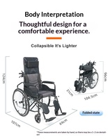 Fauteuil roulant inclinable avec fonction toilette pour personnes âgées, patients alités, usage à domicile, en maison de retraite ou en milieu hospitalier