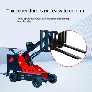Carretilla elevadora cisterna eléctrica pequeña de cuatro ruedas de elevación de descarga y manipulación de vehículos de almacenamiento y logística camión apilador hidráulico - Product Image 4