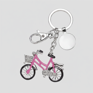 Portachiavi rosa, accessorio per bicicletta, non richiede scatola - Product Image 2