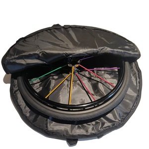 Bolsa de Almacenamiento para Ruedas de Silla de Ruedas y Bicicleta, 20, 24, 26 Pulgadas, Tela Oxford, Esponja Engrosada, Protección de Ruedas, Almacenamiento para Viajes - Product Image 4