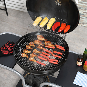 Parrilla de Carbón para Jardín y Patio de <span class=keywords><strong>22</strong></span> Pulgadas, Resistente, Multifuncional, Estilo Caldera, con Ruedas - Product Image 6