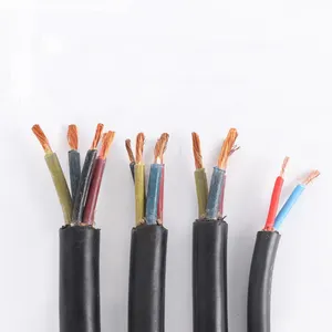 Câble RVV Conducteur en cuivre câble flexible PVC isolé et gaine Appareils ménagers Fil