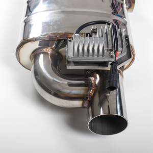Valve d'échappement, silencieux universel, de type T, une en deux sorties pour voiture de sport, fort, livraison gratuite, SS304 - Product Image 4
