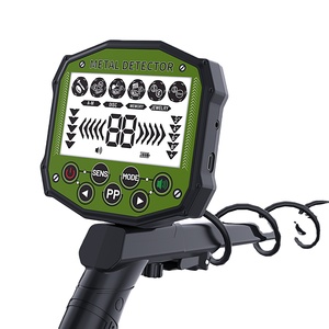 Detector de Metales Portátil con Pantalla LCD Verde, Multifrecuencia, 12 Pulgadas, Sensibilidad para Adultos, Uso en Prospección - Product Image 1