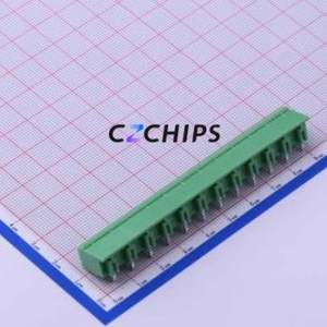 KF2EDGRC-7.62-12P Plug-in Terminal Block Bent Lead Through Hole,P=7.62mm Board-to-Board / Socket - Closed 1x12P 7.62mm Green - Product Image 2