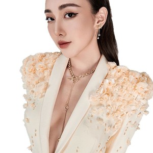 Robe de <span class=keywords><strong>soirée</strong></span> <span class=keywords><strong>longue</strong></span> sirène 2025 style célébrité européenne et américaine, col orné de perles et de diamants, avec broderies lourdes, longueur maxi - Product Image 6