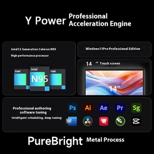 Precio de fábrica 14 pulgadas Yoga Metal <span class=keywords><strong>Laptop</strong></span> <span class=keywords><strong>16Gb</strong></span> 2240*1440 Ips Win11 360 grados pantalla táctil 140Y pantalla táctil delgada Intel inglés - Product Image 6