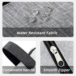 Custom logo Cosmetic Makeup Organizer Dopp Canvas Shave Bag <b>for</b> <b>Men</b> Waterproof Toiletry <b>Pouch</b> Travel - Product Image 3