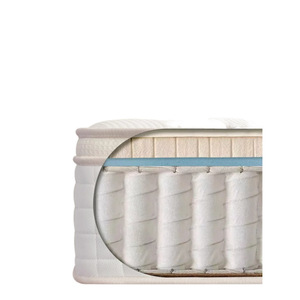 Colchón de espuma viscoelástica de látex Simmons de la marca Hilton 5 estrellas con soporte de resortes independientes para uso en dormitorios - Product Image 3