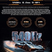 Moniteur de jeu AG241Q 241 pouces 540 Hz avec dalle TN, compatible 2.1 (21) 360 Hz pour CSGO et PUBG, SRGB100