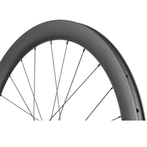 Juego de ruedas de bicicleta de carbono J-Pend de 4 trinquetes 11s Hub freno de disco Tubeless Ready Clincher 20mm ancho 50mm Altura envío rápido para carretera - Product Image 4