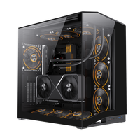GAMEMAX N71 Mid Tower ATX Gaming Computer Cases & Towers Wholesales Tempered Glass Gaming PC Desktop PC for Cabinet