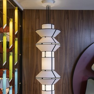 Lampe sur pied LED à commande tactile, style tour architecturale, pour salon, chambre, éclairage d'ambiance décoratif - Product Image 4
