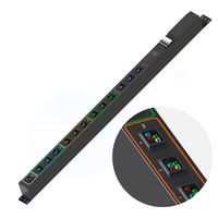 OIT Unité de distribution d'alimentation (PDU) triphasée intelligente avec mesure RGB et prises codées par couleur, pour montage en rack, pour centre de données