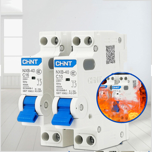 Disjoncteur miniature NXB-40 1P+N 6kA 220V double entrée/sortie MCB 10A 16A Protecteur électrique résidentiel et industriel Type DZ267 - Product Image 2