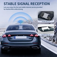 Kit de fixation à ventouse pour Starlink Mini Dish – Signal stable pour Starlink Mini – Support de voiture pour tableau de bord, toit ouvrant, pare-brise