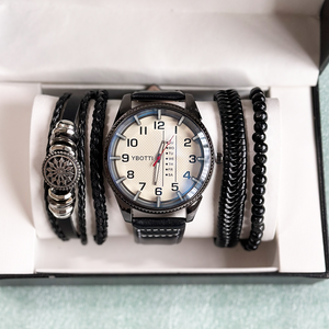 Set <span class=keywords><strong>di</strong></span> orologi da <span class=keywords><strong>uomo</strong></span> <span class=keywords><strong>di</strong></span> <span class=keywords><strong>marca</strong></span> popolare regalo per lui Fashion Business Big case orologio al quarzo Set Montre Femme - Product Image 3