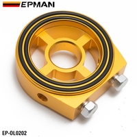 Adaptateur de plaque sandwich pour refroidisseur de filtre à huile universel EPMAN M22*1.5 M20*1.5 M18*1.5 3/4-16 Adaptateur d'huile EP-OL0202