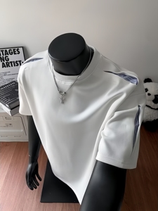 T-shirt décontracté unisexe en <span class=keywords><strong>jersey</strong></span> à manches courtes, style streetwear, avec magnifique imprimé rétro Hell Star, 100 % coton, coupe ample, anti-boulochage - Product Image 1