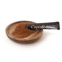 Vente en gros OEM, emballage individuel de haute qualité, poudre de café noir instantané Arabica