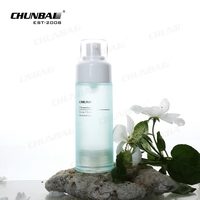 Flacon plastique sous vide rond givré, soin de la peau, Lotion cosmétique, thermorésistant, Pp, sans air, 15/30/75/80Ml, livraison gratuite