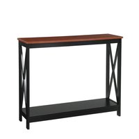 Table de Console en bois de coin de meubles de salon de couloir d'entrée moderne