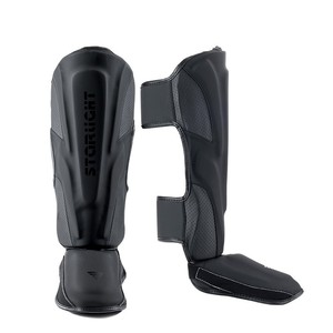 Protège-Tibias de <span class=keywords><strong>Boxe</strong></span> Muay Thai en Cuir PU pour Entraînement MMA Kickboxing - Product Image 2