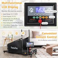 Tapis roulant électrique pour chiens - Faible bruit, antidérapant, inclinaison manuelle, affichage LED, perte de poids pour chiens de petite et grande taille