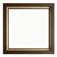 Bingkai Foto Kayu Solid Bentuk L 1528 Warna Kayu Coklat Tua Alami 28x15mm Strip Pembuat Bingkai untuk Bingkai Foto