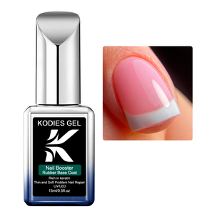 KODIES-Barniz de gel UV de larga duración para remojo, base transparente, esmalte de gel para uñas con logotipo personalizado, suministros para uñas OEM y ODM al por mayor - Product Image 1