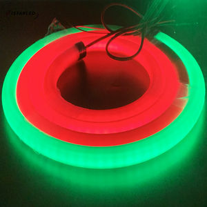 D22 3D 360 degrés flexible programmable rvb pixel 2*84leds 5050 rvb ws2811/ucs1903 noir 360 degrés néon pixel led bande - Product Image 5