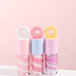 Brillo Labial Líquido en Espiral con Figura Dulce, 24 Piezas/Caja, Impermeable, Natural, de Larga Duración, Fácil de Colorear, con Efecto Perlado - Product Image 2